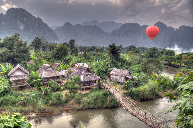 Vang Vieng, un paraíso del turismo activo.