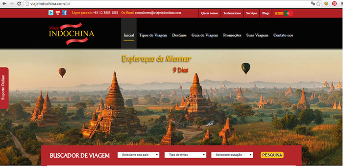 viajeindochina website