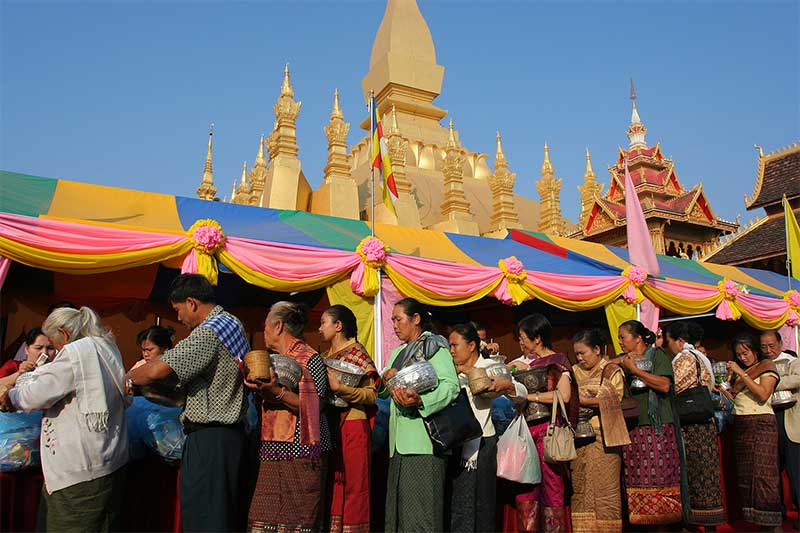 Festival de Pha That Luang, Laos 