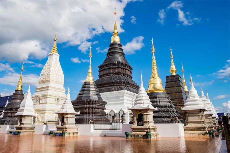 Excursão ao templo em Chiang Mai 