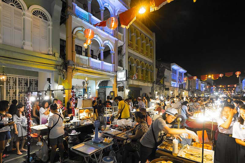 Mercados nocturnos en Phuket - Tailandia