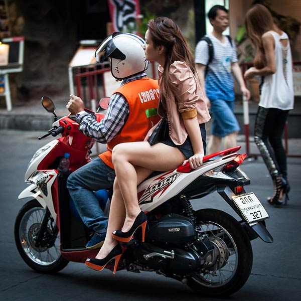Viajes Tailandia en Taxi Motocicleta