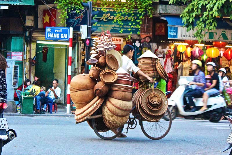 Vendedores de rua - Visitar Vietnã