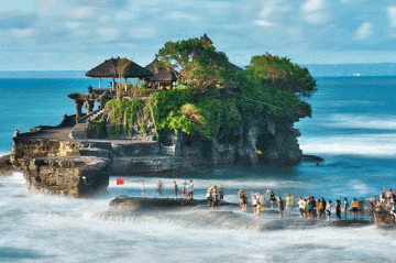 Descanse en la playa en Bali