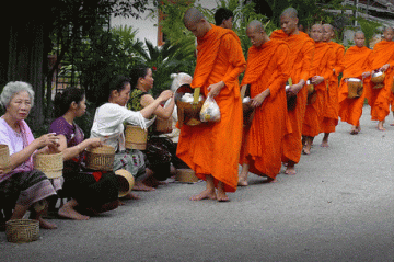 Luang Prabang - Escala (Cidade do patrimônio mundial)