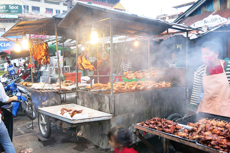 Alimentos locales en camboya vacaciones