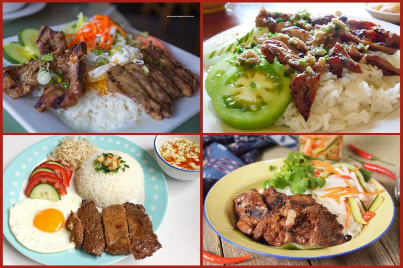 Bai Sach Chrouk (arroz con cerdo)