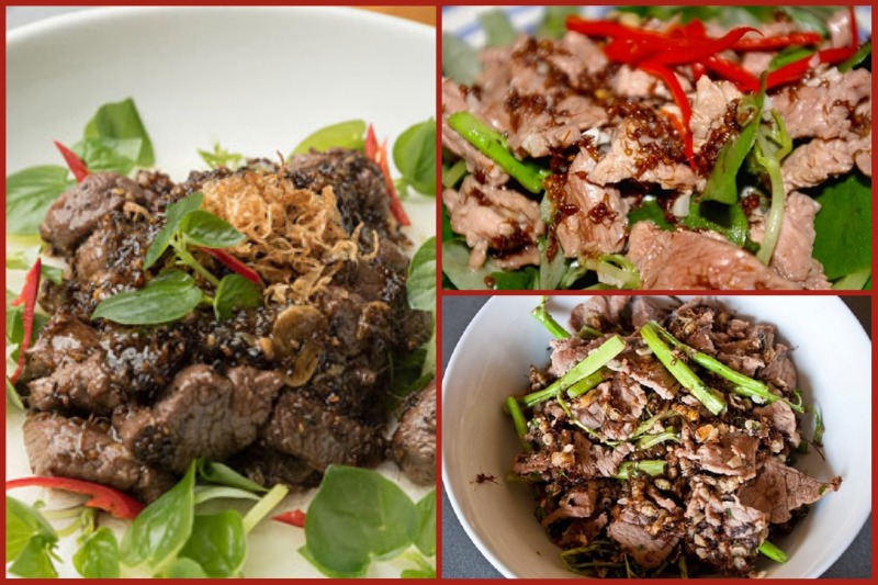Hormigas Rojas salteadas con Carne de Res