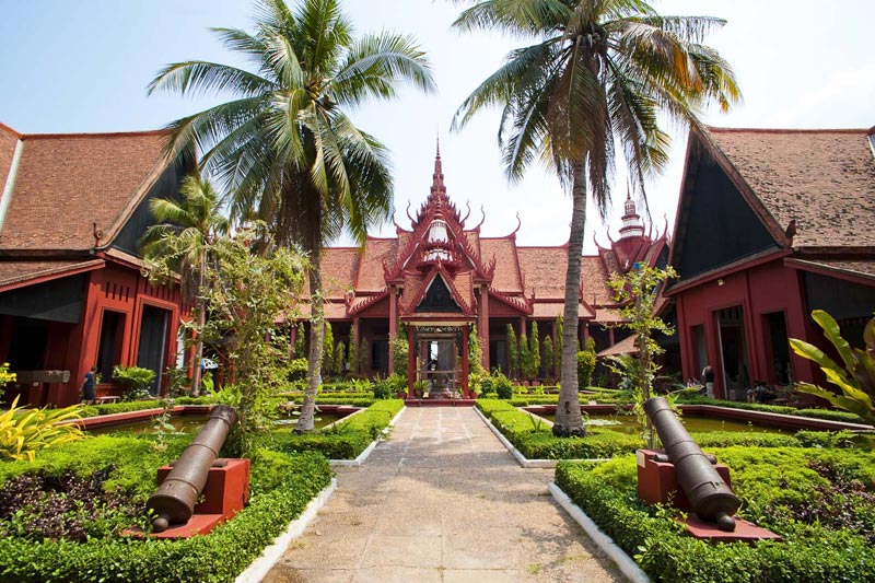Museo Nacional de Camboya en Phnom Penh 