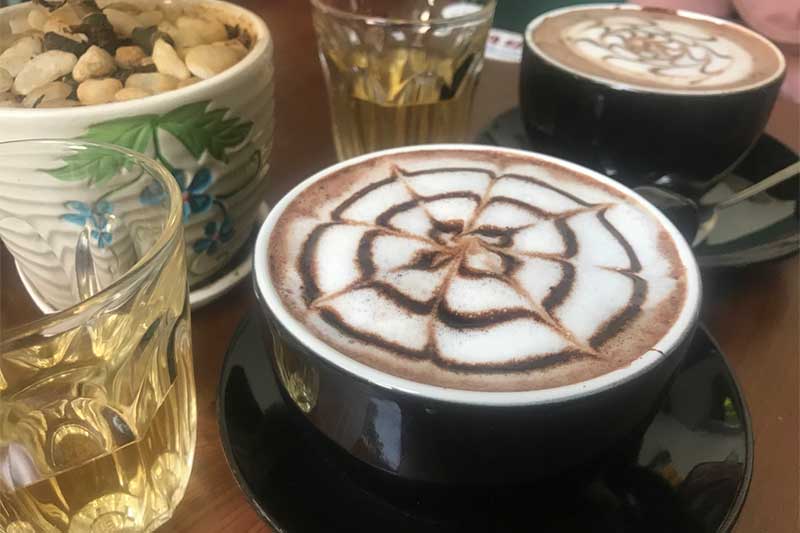 Café en Hanoi, Vietnam