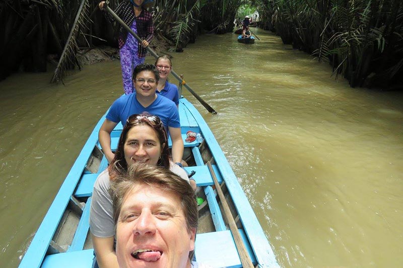 Paseos en barco en el Mekong Delta