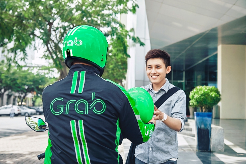 Usar o app Grab para se locomover no Vietnã