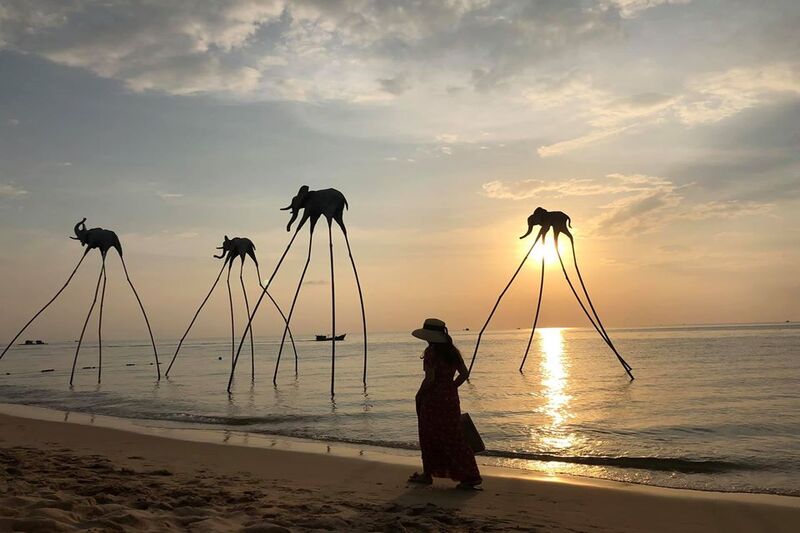 1-3 Una playa en Vietnam
