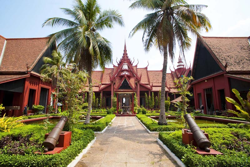 Museo Nacional de Camboya en Phnom Penh