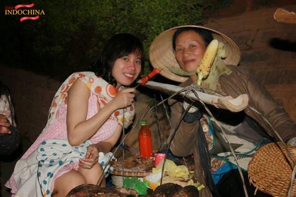 Maiz humado en Hanoi, Vietnam