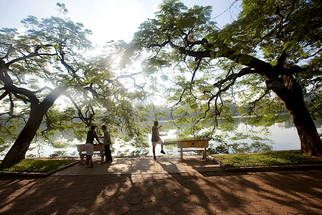 Ejercicio lago Hoan Kiem Hanoi Ejercicio lago Hoan Kiem Hanoi