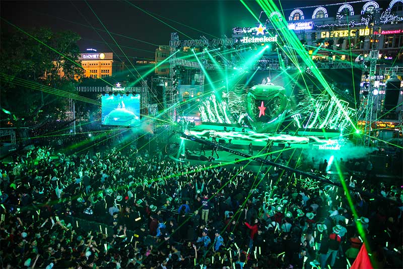 Cuenta regresiva de Heineken en Hanoi