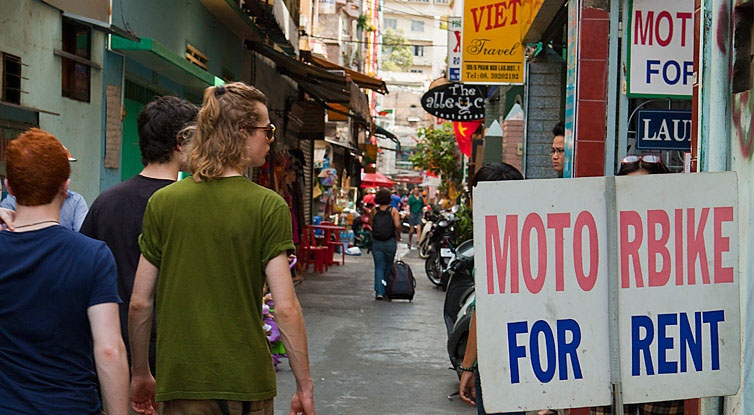 La calle Pham Ngu Lao, viajes vietnam La calle Pham Ngu Lao, viajes vietnam