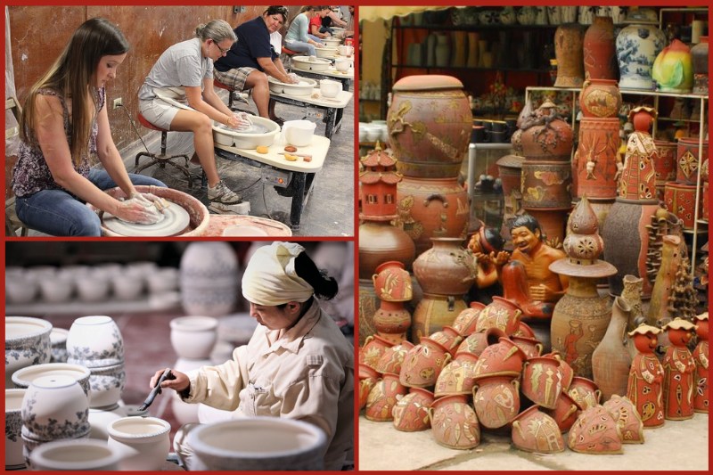 pottery Recuerdos hechos de cerámica.