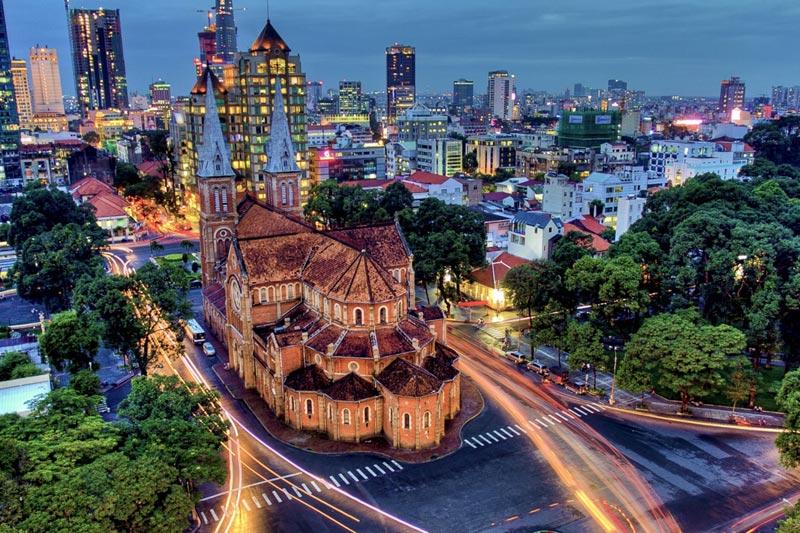 Notre Dame Basilica en Ho Chi Minh Notre Dame Basilica