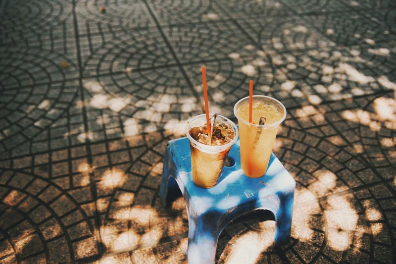 Disfrutar café en Saigon en viajar a vietnam