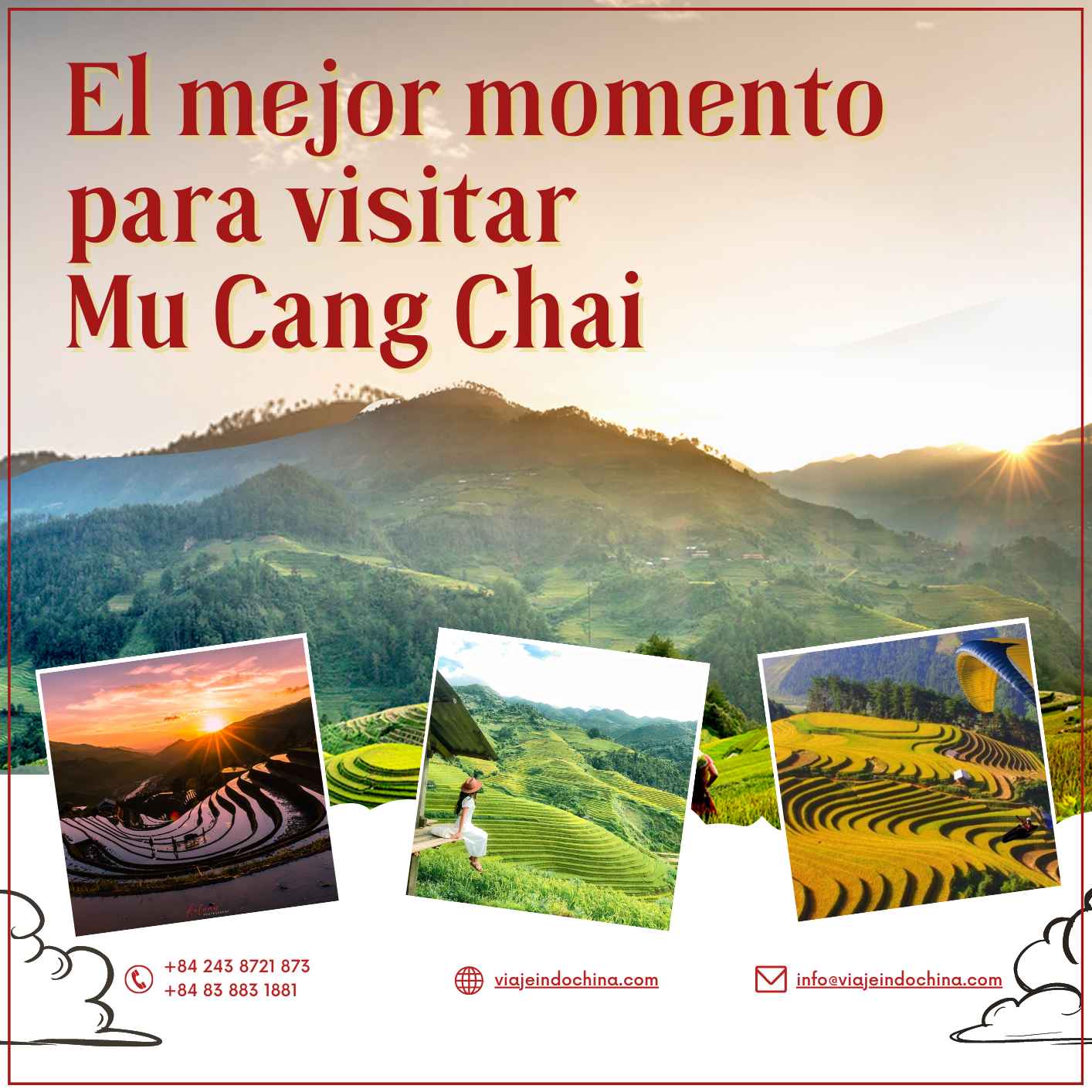 El mejor momento para visitar Mu Cang Chai