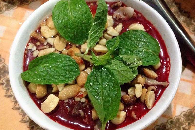 Budín de sangre cruda Viajes a Vietnam
