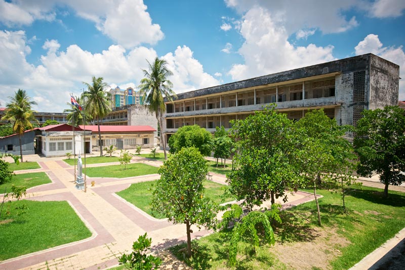 Museo de Genocidio Tuol Sleng en Phnom Penh