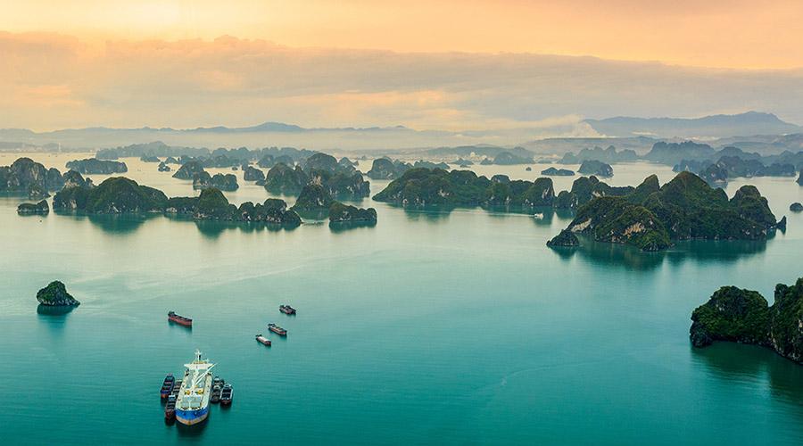 La bahía de Halong