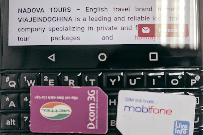 Compra una tarjeta SIM en Vietnam SIM en Vietnam Vacaciones