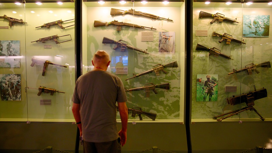 Sala del Museo de Recuerdos de Guerra de Ciudad Ho Chi Minh, Vietnam Sala del Museo de Recuerdos de Guerra de Ciudad Ho Chi Minh, Vietnam
