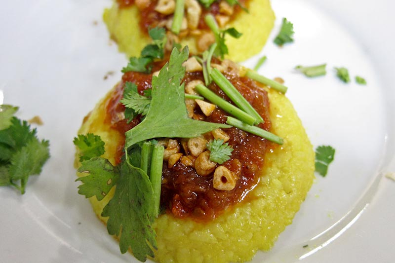 Arroz de estilo Shan - Comida de Myanmar