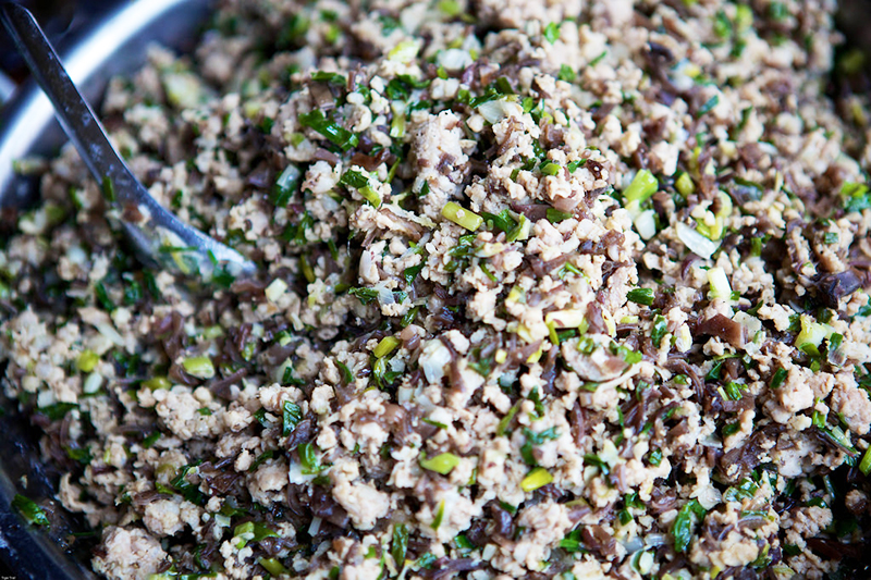 Salada de carne picada - Laos Salada de carne picada - Descobrir Laos