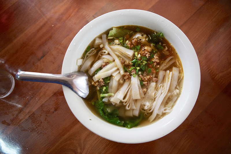 Macarrão ensopado - Laos Macarrão ensopado - Viagens para Laos