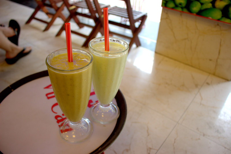 Smoothie de frustas - Vietnã Smoothie de frustas - Viagens para Vietnã