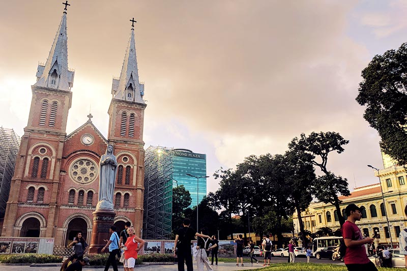 Catedral de Notre-Dame - Cidade de Ho Chi Minh - Vietnã Catedral de Notre-Dame - Viagens para Vietnã