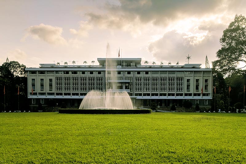 Palacio da Independencia - Cidade de Ho Chi Minh - Vietnã Palacio da Independencia - Cidade de Ho Chi Minh - Visitar Vietnã
