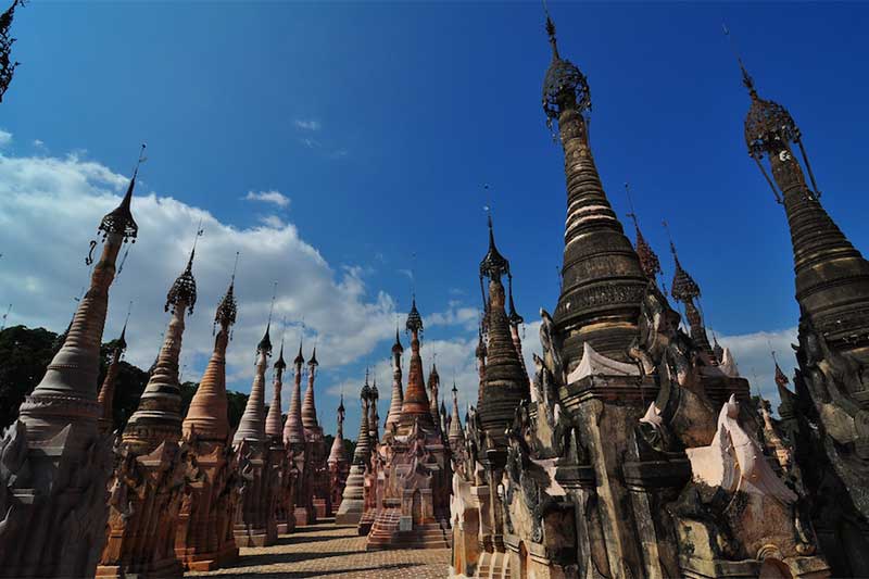 Kakku em Myanmar Kakku em Myanmar - Férias em Myanmar