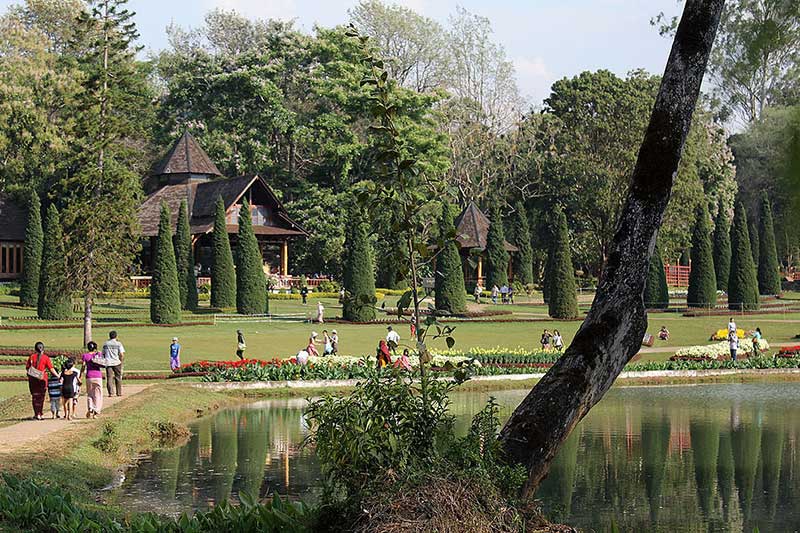 Parque Kandawgyi - Yangon Parque Kandawgyi - Viagem barata para Myanmar