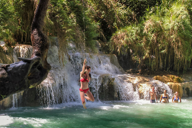 Cachoeira Kuang Si - Laos Cachoeira Kuang Si - Visitar Laos