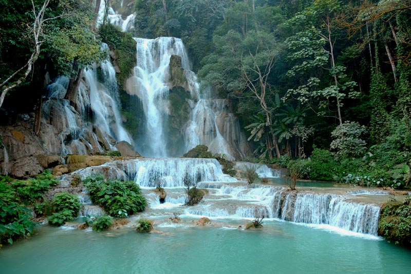 Cachoeira Kuang Si - Laos Cachoeira Kuang Si - Viajar para Laos