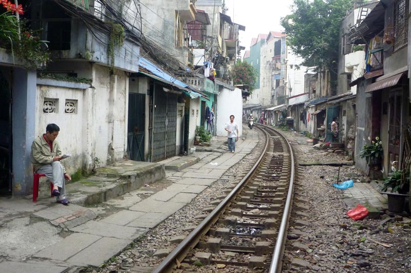 7 coisas incríveis para fazer em Hanói - Siga as ferrovias Descubrir o Vietnã