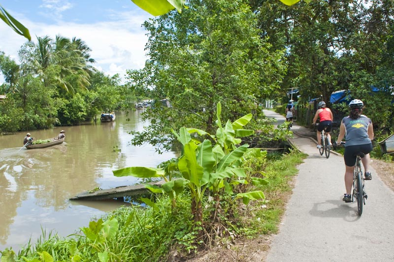 Passeio de bicicleta - Delta do Mekong,Vietnã Passeio de bicicleta - Excursões em Vietnã