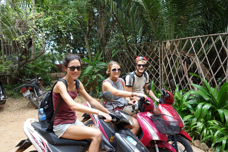 Alugar uma moto em Siem Reap Alugar uma moto em Siem Reap