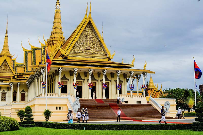 Palácio Real - Phnom Penh - Camboja Palacio real - Phnom Penh - Viagens para camboja