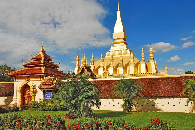 Pha That Luang - Laos Pha That Luang - Descobrir Laos