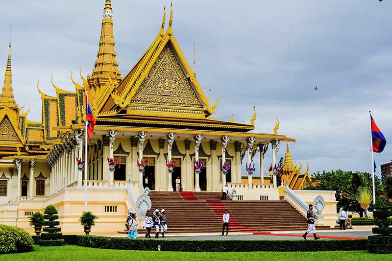 o Palácio Real, Camboja o Palácio Real, Camboja