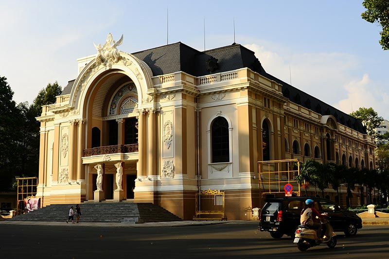 Casa de ópera de Sai Gon - Vietnã Casa de ópera de Sai Gon - Visitar Vietnã