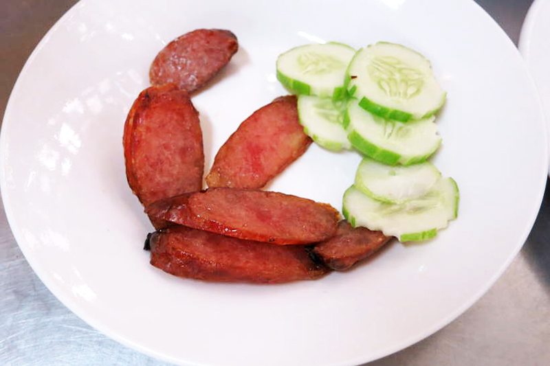 Salsichas de porco doce - Camboja Salsichas de porco doce - Visitar Camboja