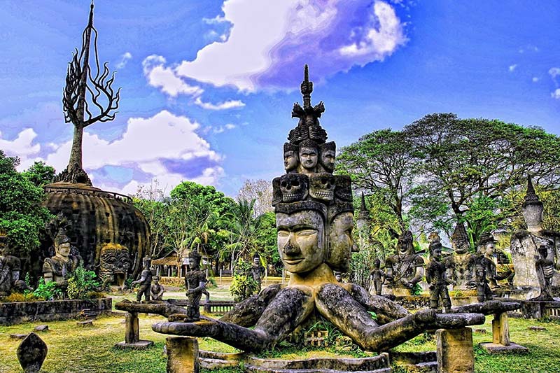 Dez coisas para ver no Laos - Parque de Buda Dez coisas para ver no Laos - Parque de Buda